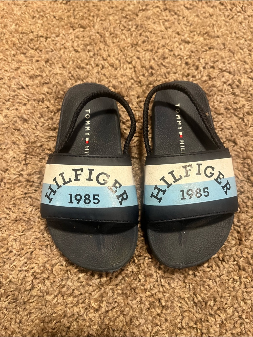 Tommy Hilfiger slides/slip on sandals toddler size 9